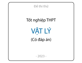 ĐỀ THI THỬ TỐT NGHIỆP THPT 2023 VẬT LÝ THPT HỒNG LĨNH - HÀ TĨNH ĐỀ THI THỬ TỐT NGHIỆP THPT 2023 VẬT LÝ THPT HỒNG LĨNH - HÀ TĨNH